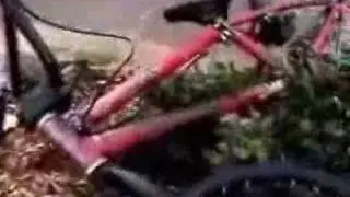 Bicycle stunt gone wrong