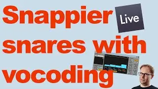 Snappier snares with vocoding #shorts