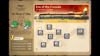 Eve of the Crusade Crusade | Stage One | Pre - KvK | ?tip