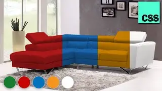 How to Change Sofa Color with Pure CSS!