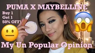 Puma x Maybelline Matte Ink and Highlighter review