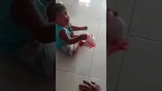 menirukan suara Ayam jago🐔🤣#cutebaby #menirukansuarahewan #menirukansuaraayamjago#shorts