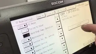 Fusing SC-554 RESET RICOH MPC3002 MPC3502 MPC4502 MPC5502