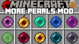 Minecraft MORE ENDER PEARLS MOD / THROW WEIRD ENDER PEARL FOR ABILITIES !! Minecraft Mods
