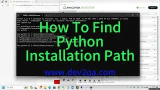 How To Find The Python Installation Path