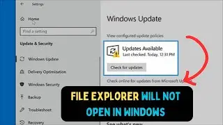 How to Fix File Explorer Not Opening in Windows 11