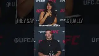 Nina Drama left Dricus Du Plessis speechless LOL #shorts #ufc
