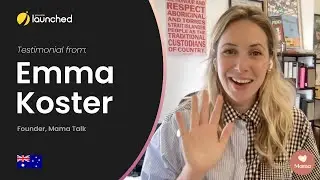 Emma Koster - CEO of GoodHood, MamaTalk project. - Video testimonial about You are launched
