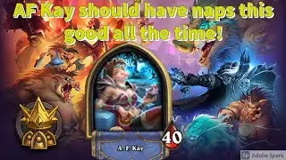 AFKay takes a nap, then takes out the trash - Hearthstone Battlegrounds
