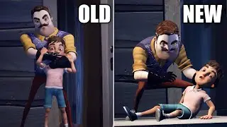 Hello Neighbor 2 Intro Cutscene - OLD VS NEW Comparison