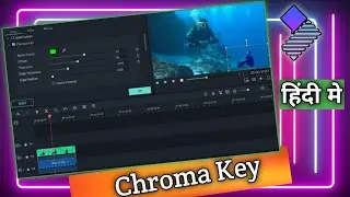 Filmora X chroma Key Tutorial In Hindi | Green Screen effect In filmora X | Chroma Key | Nishant One