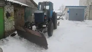 ЮМЗ-6 саморобний сніговий відвал
