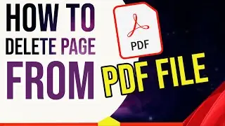 How To Delete Page From PDF File | Remove Pages From PDF(100% Free)
