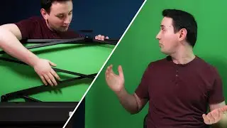 Neewer Green Screen Review | Hidden Pull-up Style Chroma Key!