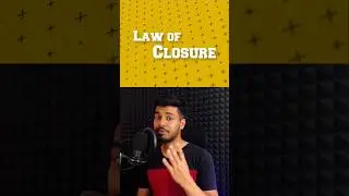 Law of Closure #uxdesign #gestalt #uxlaws
