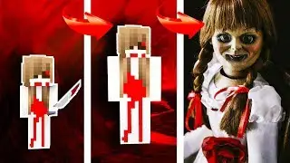 КАК МЕНЯЛАСЬ КУКЛА АНАБЕЛЬ 2019 В МАЙНКРАФТ? КУКЛА АНАБЕЛЬ В РЕАЛЬНОЙ ЖИЗНИ В MINECRAFT