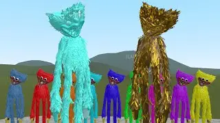 NEW DIAMOND HUGGY WUGGY VS GOLDEN HUGGY WUGGY!! Garry's Mod [Poppy Playtime]