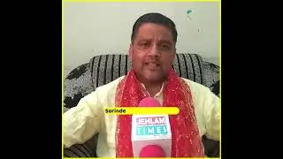 Newly elected Member of Legislative Assembly of #Marh Constituency speaks to Jehlam Times.
