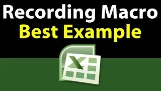 How to record excel macro using macro recorder   Best example 2