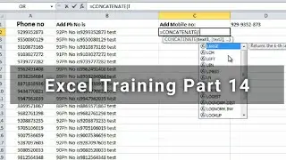 Concatenate Function Nesting with other text Function - Part 14
