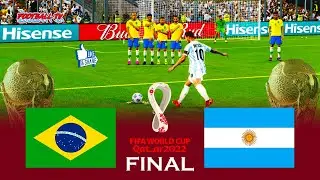 PES 2021 / Бразилия - Аргентина / Финал Чемпионата Мира 2022