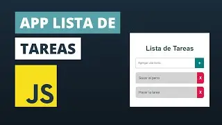 Aplicación de Tareas Javascript | Todo List (2021)