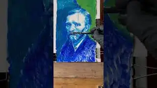 «Древние краски» завод Красный Художник СССР. Визуальный тест, напишу Ван Гога с синей каплей.