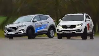 2016 Hyundai Tucson vs Kia Sportage. Test-drive