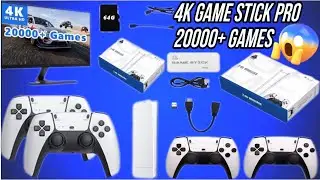 Game Stick Pro Review 🎮 | 4K Game Stick with 20000+ 🤑 | M15 Game Stick Pro 🔥