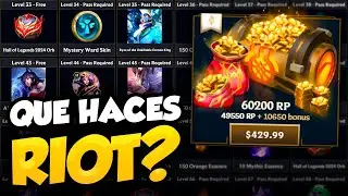 🤑RIOT QUE HACES?El INJUSTO PRECIO del NUEVO PACKS de RP+ RECOMPENSAS GRATIS del PASE de FAKER🎁