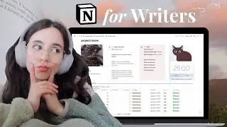 how I organize my WRITING in NOTION 2024! 🖋️📊🔍 writing tracker, WIP organization, author statement