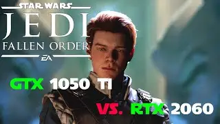 Jedi Fallen Order 1050 Ti Vs  RTX 2060 EPIC Settings Compared No Dynamic