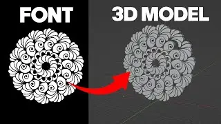 You Can Model Using Fonts!