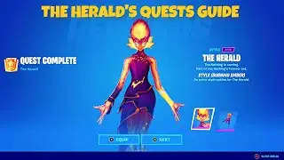 The Herald's Quests Fortnite - How To Unlock All Of The Herald's Rewards - Fortnite