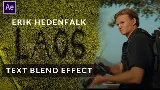 Erik Hedenfalk Text Blend Effect Tutorial