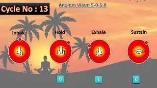 Guided breathing mantra #timed breathing Pranayam