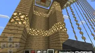 minecraft pe 0.11.0 и 0.12.1 ( механизы ) механический лифт, без воды!