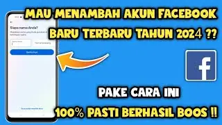 Cara menambah Akun facebook baru | Cara buat akun facebook baru