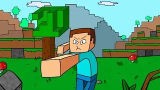 Steve fights someone - guess who? | Minecraft animation