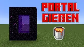 MINECRAFT: Nether PORTAL gießen (Tutorial) | SABO