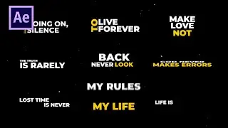FREE Typography Text Titles Template for Adobe Premiere Pro + Tutorial