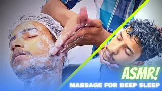 Body Tension Released II Deep Tissue Massage - Head,Back,Hand Massage #asmr