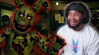 My FIRST Time Playing Five Nights at Freddy's 3 | Springtrap was INSANE!