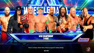 [WWE 2K23] The ULTIMATE 8-Man Championship Title Match [ULTRA Realistic Graphics] [RTX 4090]