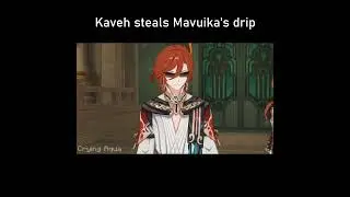 Kaveh steals Mavuika's drip  #genshinimpact #genshin #hoyoverse #mavuika #natlan