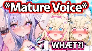 Biboo Trying to Speak in Mature Voice and Activated Fuwamocos Neuron 【Hololive】