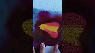 Pintando caju #painting #acrylicpainting #asmrpainting