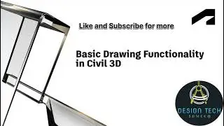 Basics drawing functionality in civil 3d #autocad #civil