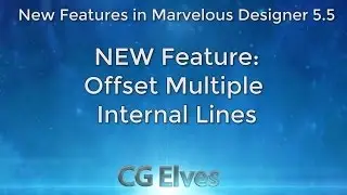 Marvelous Designer 5.5 Tutorial: Offset Multiple Internal Lines