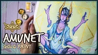 How to Drive Home Art Ideas • Amunet pt. 2 • Watercolor Painting